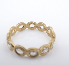 NEW 18k Yellow Gold 1.03 ct Diamond Slice Eternity Band Ring Size 6 RG3877