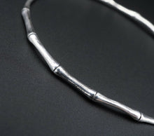James Avery Bamboo Bangle Bracelet Sterling Silver Rare Retired 7.75" BS2594
