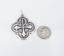 James Avery Chi Rho Pendant Sterling Silver 1.4" Rare Retired PS2143