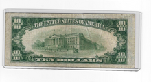 1950-A Federal Reserve Note $10 Gutter Fold Error Ten Dollars CN748