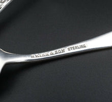 1828 S. Kirk & Son Sterling Silver Set of Four Repousse Demitasse Spoon M1509