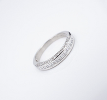 Platinum Diamond Ring Anniversary Band 1 ctw Wedding Size 7 Micropave RG4306