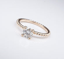 14k Rose Gold SI2 2/3ct Diamond Solitaire Engagement Ring Size 7.25 GIA RG3440