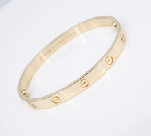 Cartier Love Bracelet 18k Yellow Gold Size 18 Classic 6.5" New Screw BG972