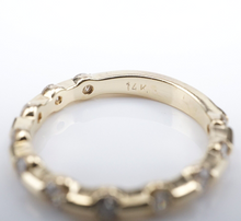 14k Gold Diamond Anniversary Band Ring Half Eternity 1/2 ctw Size 6 RG4206