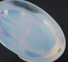 Art Deco French SABINO Paris Opalescent Art Glass Bunny Rabbit Figurine 2" M1786