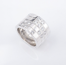 Cartier Diamond Lanieres Ring 18k White Gold Size 5 Euro 49 RG4235