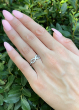 Tiffany & Co. Diamond Infinity Band Ring Platinum 1.6 mm Size 6 w/ Box RG4304