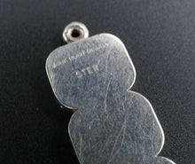 Triathlon Charm Pendant Sterling Silver 1.25" Kirk Root Designs HTF PS1796