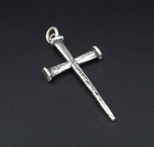 James Avery Nail Cross Sterling Silver Pendant Passion of Christ 1 3/4" PS2068