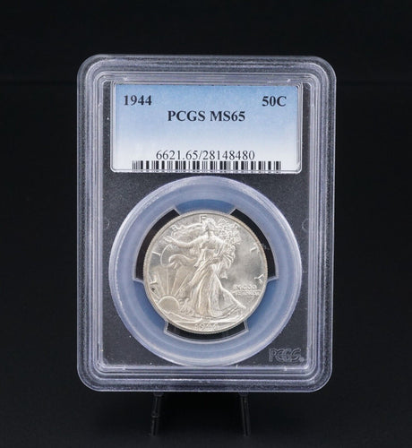 1944 Liberty Walking 50¢ Half Dollar Silver Dollar Coin PCGS MS65 CN483