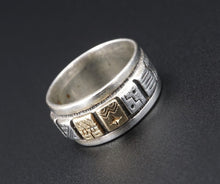 Relios Pueblo 14k Sterling Silver Band Ring Size 7 Carolyn Pollack RMT RS3440