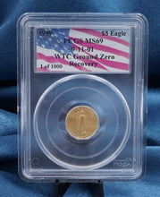 American Gold Eagle 1/10oz $5 1999 WTC Ground Zero Recovery PCGS MS69 CN653