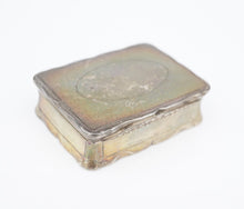 Antique Sterling Silver Pill Box British London 1802 George III Trinket M1833