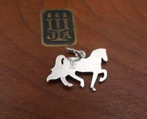James Avery Running Prancing Horse 3D Sterling Silver 3/4" Rare Retired CHS1877