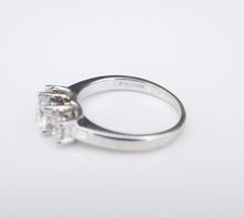 Classic Platinum 14k Gold 1 ctw 3-Stone Diamond Engagement Ring Sz 5.75 RG3696