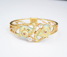 Masriera Enamel Diamond Bracelet Snail 18k Gold 6.25 BG720