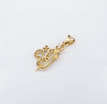 22k Yellow Gold Popular Lord Shiva Symbol Om Pendant Trishul Design 1.1" PG1880