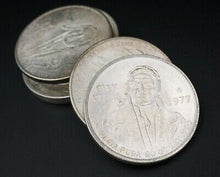 1977 Cien Pesos 100 Silver Coin Mexico City Mint High Low 77 Morales UNC CN267