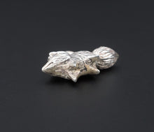 James Avery Wild Fox Charm 3D Sterling Silver 7/8" HTF Retired Uncut CHS1698