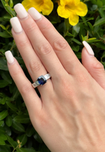 Burma Sapphire Diamond Ring GIA No Heat Platinum Engagement Cocktail Sz 7 RG4230