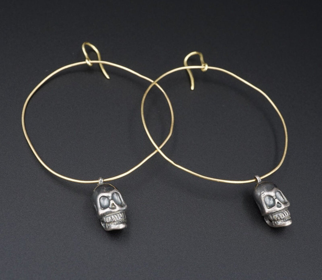 18k Yellow Gold Hoop Earrings 3