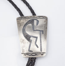 Hopi Floyd Namingha Lomakuyvaya Bolo Tie Sterling Silver Kachina 3" M1931