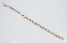 14k Natural Diamond Tennis Bracelet 4 carat Yellow Gold 7.5" Free Shipping BG973