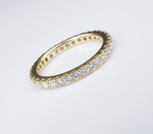 JE Caldwell 18k Gold 1ct Diamond Eternity Band Ring Size 6.75 RG3495