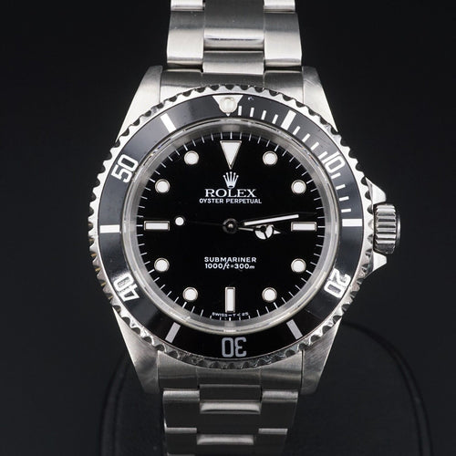 1991 Rolex Submariner No Date 14060 Black Dial 40mm Warranty W753