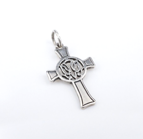 James Avery Holy Sprit Dove Cross Sterling Silver Charm 15/16