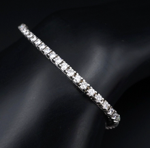 Classic 14k White Gold 2 carat Natural Diamond Tennis Bracelet 6.25" BG769