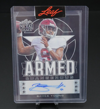 2022 Leaf Metal Draft Bryce Young Rc Auto Panthers #ed 1/10 Armed & Dangerous