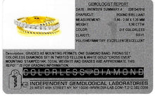 14k Gold Diamond Crossover Band 2 Tone 1/2 carat Yellow White Size 6.5 RG4324