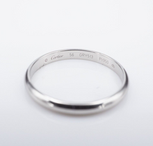 Cartier 1895 Wedding Band Ring Platinum 2.5 mm Size 7.5 Euro 56 RG4243
