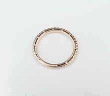 Gabriel & Co Twisted Rope Band Ring 14k Rose Gold Stackable Sz 5.25 1.5mm RG2875