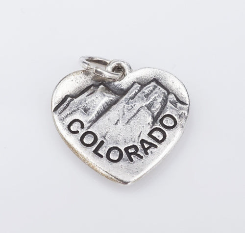 James Avery I Love Colorado Charm Sterling Silver 11/16