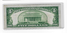 1928-A $5 Five Dollar United States Legal Tender Note Red Seal CN759