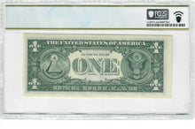 1969D Federal Reserve $1 Note Offset Printing Error Back to Face 64PPQ CO626N