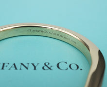 Tiffany Lock Wide Diamond Hinged Bangle 1.2ct 18k Yellow Gold Bracelet 7" BG1026