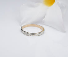 Antique 14k 18k Gold Wedding Band Stamped Ring Size 7 Slim 2.3 mm RG3327