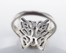 James Avery Chased Open Butterfly Ring Sterling Silver Sz 5.5 Retired RS3478