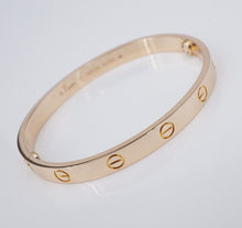 Cartier 18k Pink Rose Gold Love Bracelet Size 17 New Screwdriver BG840