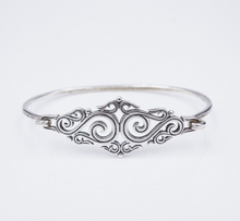 James Avery Sorrento Scroll Hook-On Bracelet Sterling Silver Retired 6.5" BS2932