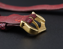 Vintage Cartier Paris Brown Leather Strap 17mm w/ 18k Buckle Free Shipping W899