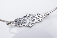 James Avery Sorrento Scroll Hook-On Bracelet Sterling Silver Retired 6.5" BS2932