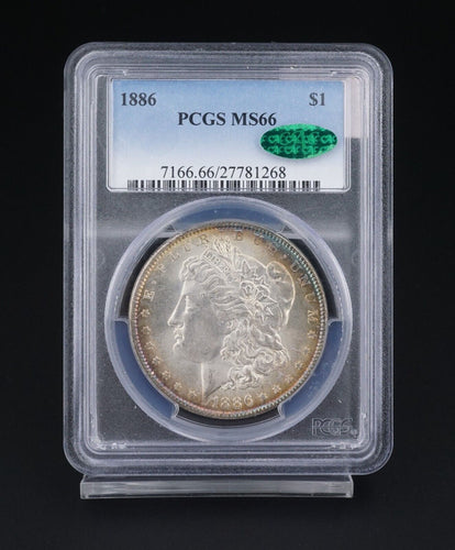 1886-P Morgan $1 Dollar Silver Dollar Coin PCGS MS66 CAC CN448