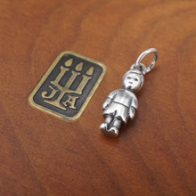 James Avery Boy Charm 3D Sterling Silver 3/4" Retired CHS1893