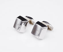 Mens 14k Cufflinks White Gold Gamer Apple Mac PC Mouse ESC END Key M827