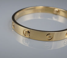 Cartier Love Bracelet 18k Gold Size 16 New Screw Certificate Authentic BG908